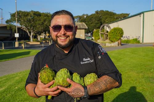 Chefs love to demo their skills with artichokes
