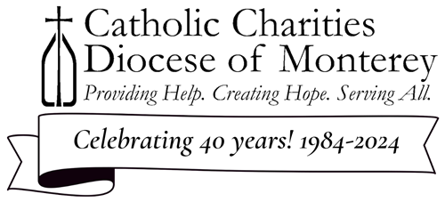 Catholic Charities 40th Anniversary Logo