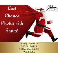 Last Chance Photos with Santa