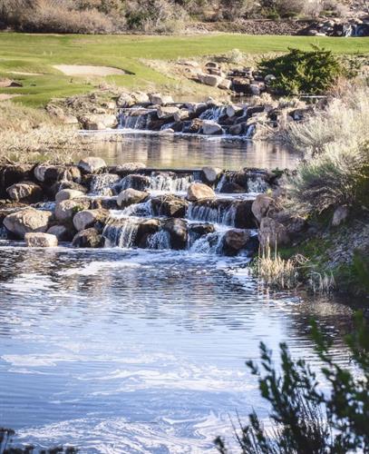 Waterfall on our 18th Hole