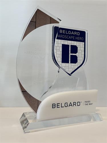 The Belgard Hardscape Hero of the Year was awarded to Creative Outdoors this year!