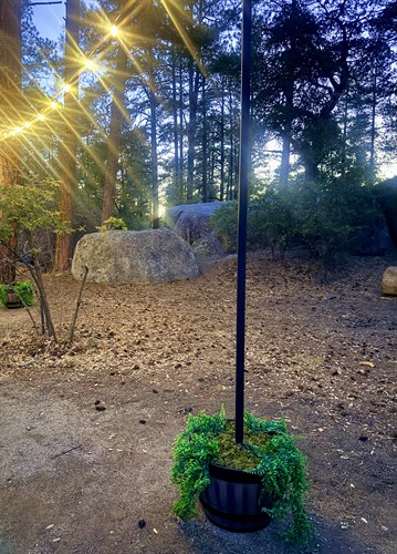 Our Copper Sky Glow Lighting Blends In With The Natural Landscape In Northern Arizona