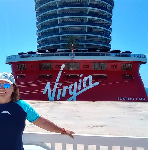 Virgin Cruise ship