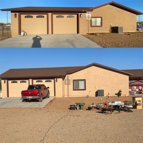 Before & After (Emerald from SW Satin finish)