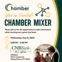 May Mixer hosted by CNB Bank in Spring Mills