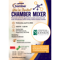 April 15 Mixer hosted by Steptoe & Johnson