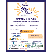 Rise & Shine Breakfast - Hospice of the Panhandle Nov. 5th