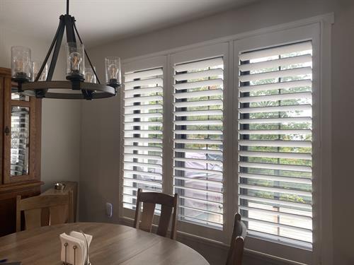Custom plantation shutters for any size or style window.