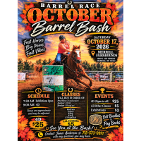 October Barrel Bash Barrel Race