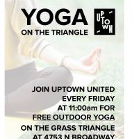Free Outdoor Yoga “On the Triangle”