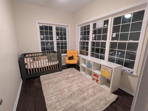Logan Square Nursery Conversion with new Windows and Drywall