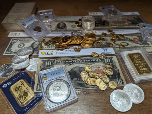 Rare coins, gold bullion, silver, paper money, and collectible currency are evaluated and purchased every day at Oakton Coins & Collectibles.