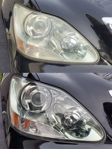 Permanent 2K clear coat headlight restoration on a Lexus LS430 — Gurnee, IL