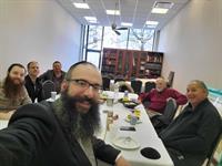 Lunch and learn at Chabad