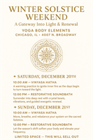 Winter Solstice Chicago 2025