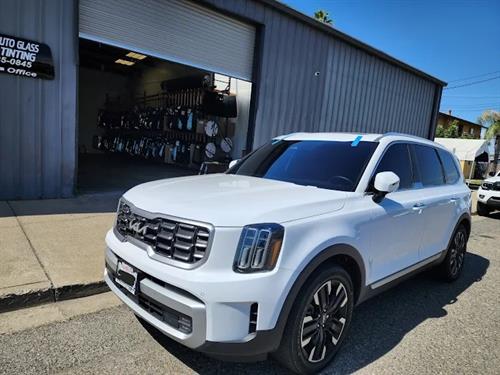 Windshield replaced and tinted 