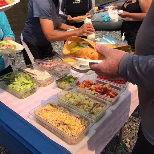 Our kitchen crew prepares and packs fresh lunches daily - No box lunches!
