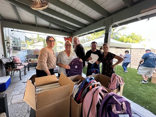 LOT 318 Backpack Stuffing