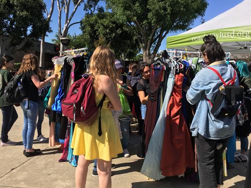 Vintage Prom Wear - through community donations of gently used Prom Wear the REACH Foundation brings FREE Dresses & Suits to high school campuses before prom season. 