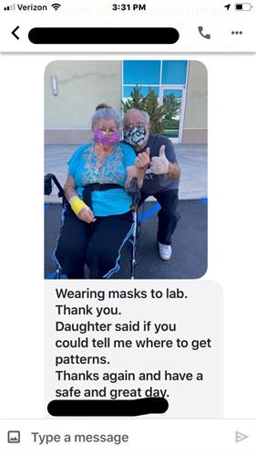 I adore my clients T&C ~ They're sporting my Masks with Love