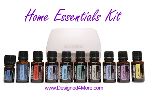 Home Essentials Kit - a great way to start diffusing essential oils in your home and/or office!