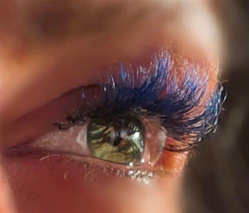 Colored Eyelash Extensions