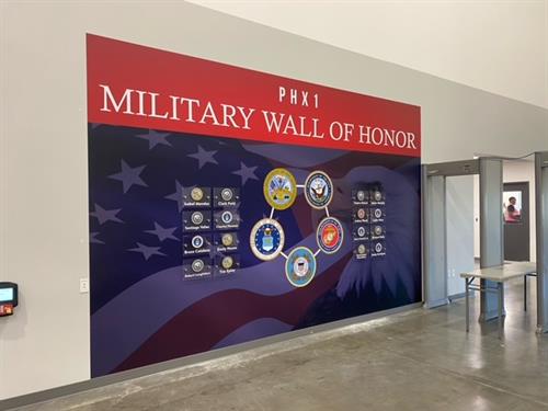 Military Honor Wall