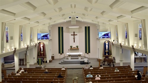 Inside St. Joseph Catholic Church