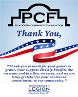 Placentia Community Foundation - Awards Grant