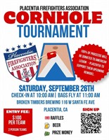 Placentia Firefighters Association Cornhole Tournament