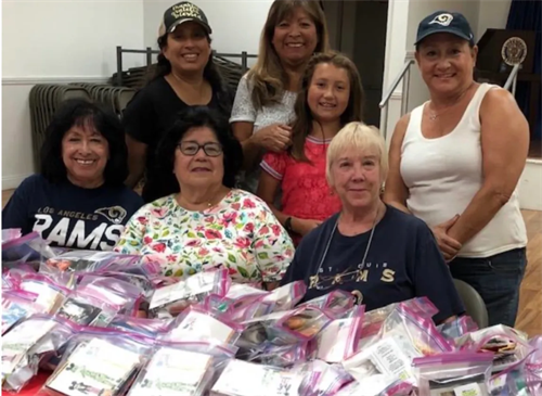 The American Legion Auxiliary partnering with Disney making military care packages.