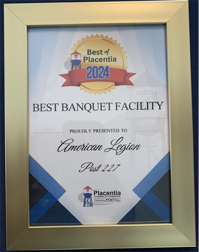 Best of Placentia ~ Banquet Hall