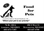 Food For Pets of Amherst, LLC/Food For Pets of Manchester, LLC