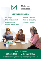 McGowan Professional Corporation, Chartered Professional Accountant