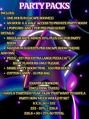 Our Parties are awesome