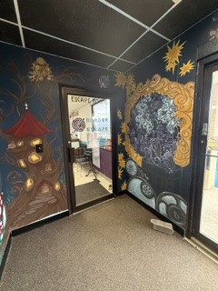 Our Mural made by local Ray May Art