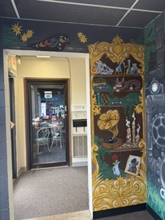 Our Mural made by local Ray May Art
