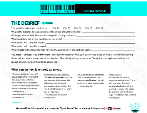 Signal Reveal - The Debrief - pg. 6