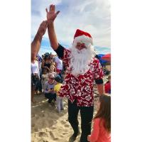 Surfin' Santa Visits Capitola