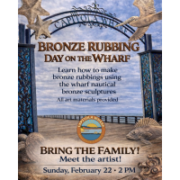 Bronze Rubbing Day on the Wharf