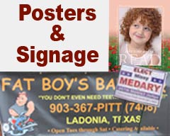 Banners and oversize posters