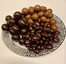 Malted milk balls and chocolate covered raisins 