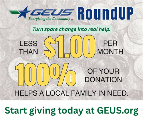 GEUS RoundUP Turn Spare Change Into Real Help