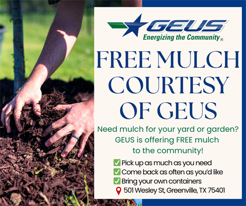 Free Mulch Courtesy of GEUS