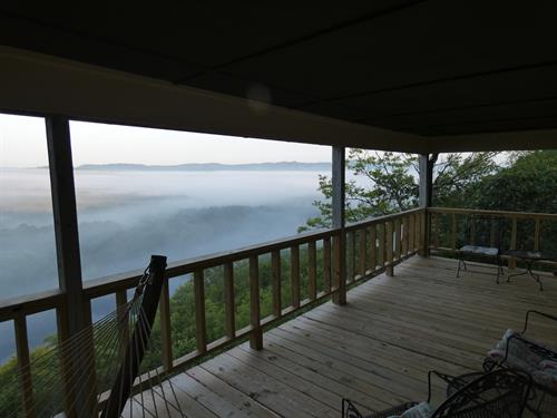 Cedar Ridge deck and view