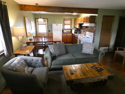 Valley View living room and kitchen