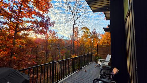 Treehouse Deck and View Firefly 1 and Firefly 2