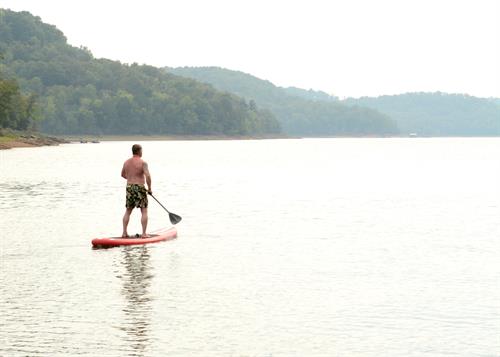 Beaver Lake Paddle Boarding