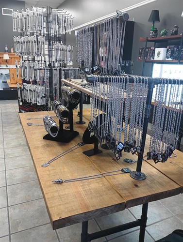 Various styles of stainless steel chains available