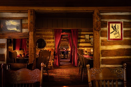 Through the rooms; Petey's, Oh Deerie's and Foxy's
